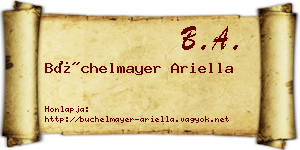Büchelmayer Ariella névjegykártya